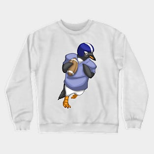 Penguin Football Sports Crewneck Sweatshirt